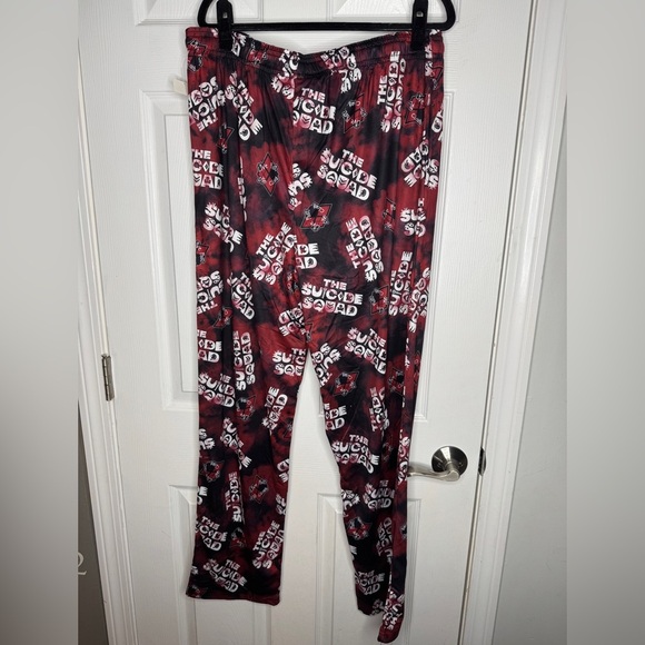 DC COMICS SUICIDE SQUAD NWT Men’s Pajama Pant Drawstring Closure Button Front XL - Picture 2 of 6